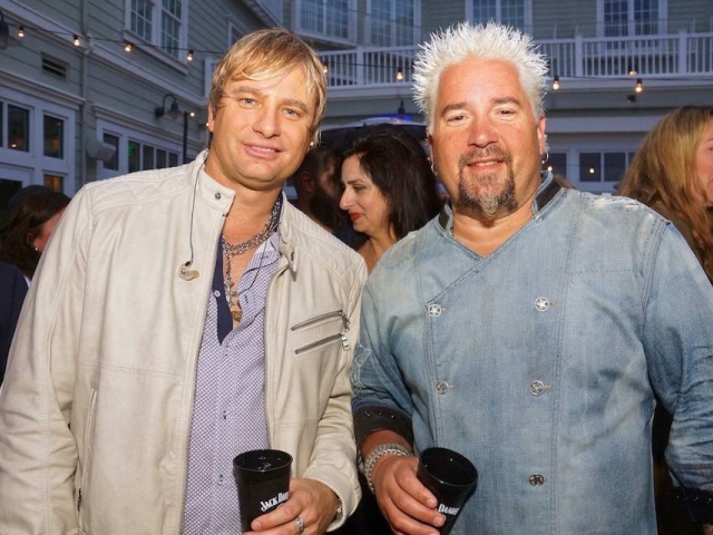Performaing at Guy Fieri's event at Pebble Beach Food & Wine (image)